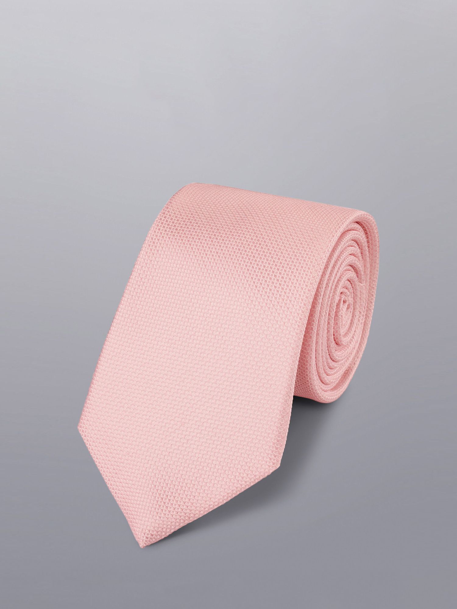 Charles Tyrwhitt Stain Resistant Silk Tie, Pink, One Size