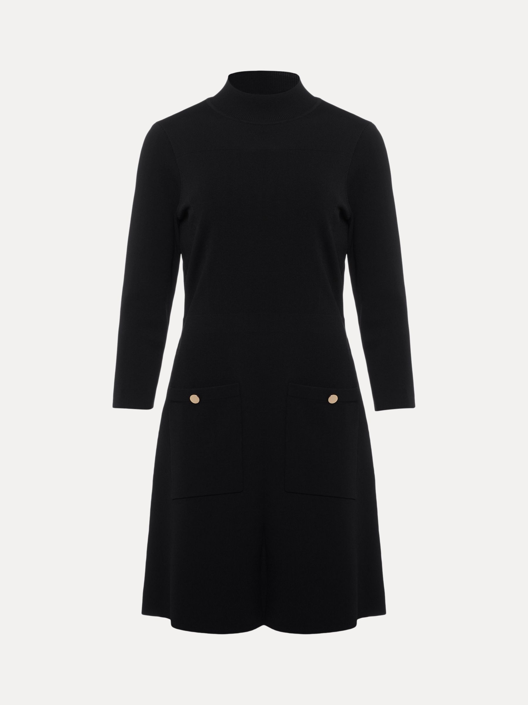 Phase Eight Kamri Tunic Dress, Black at John Lewis & Partners