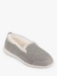 totes Iso-Flex Waffle Full Back Slippers, Grey