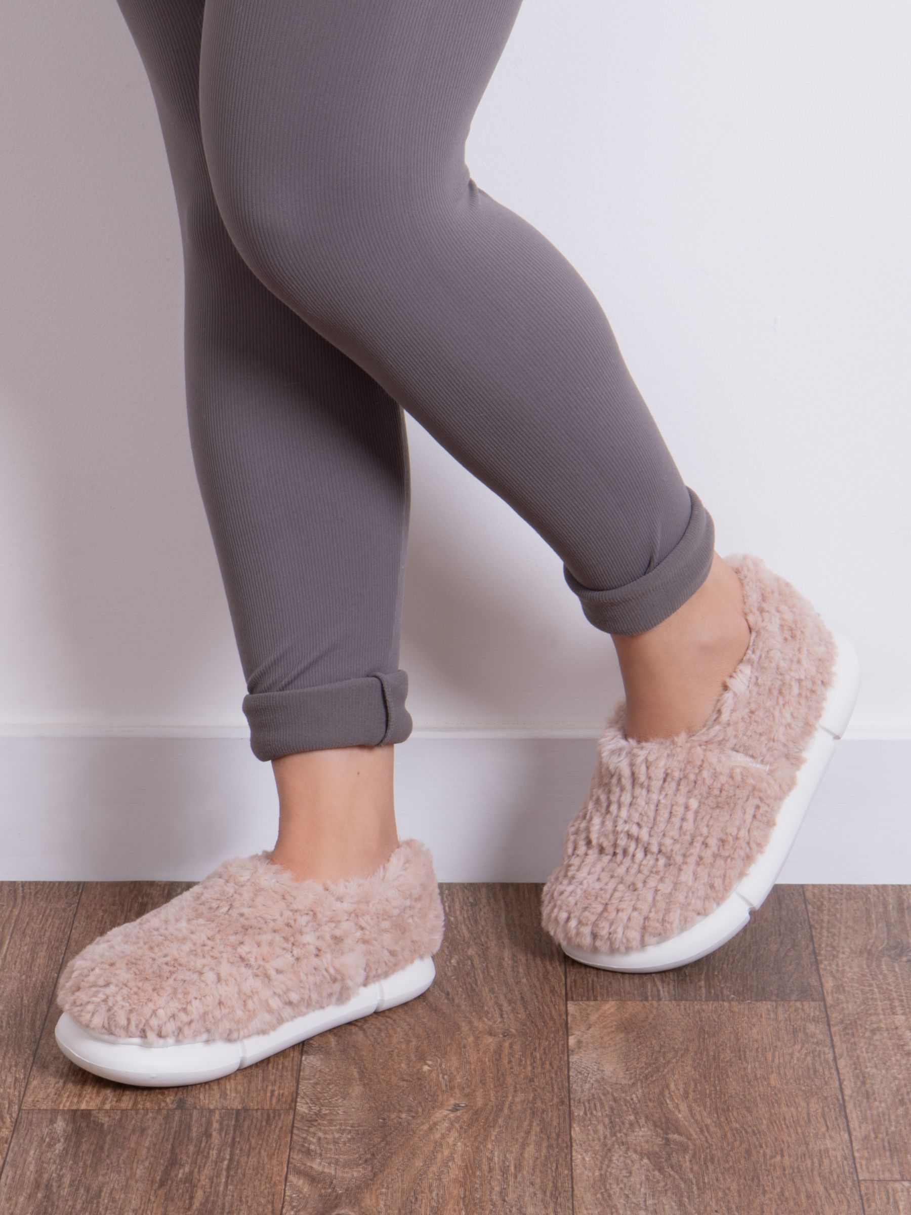 Buy totes Iso-Flex Waffle Full Back Slippers Online at johnlewis.com