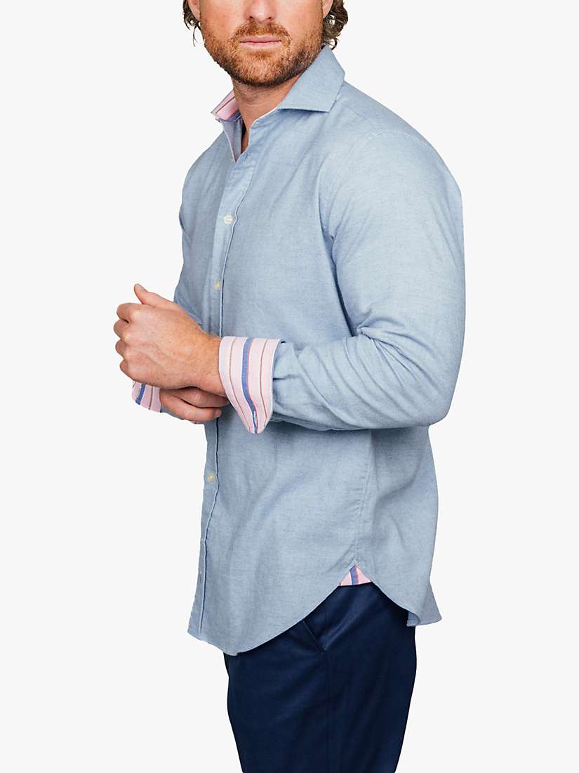 Buy KOY Luxury Cotton Cashmere Blend Shirt Online at johnlewis.com