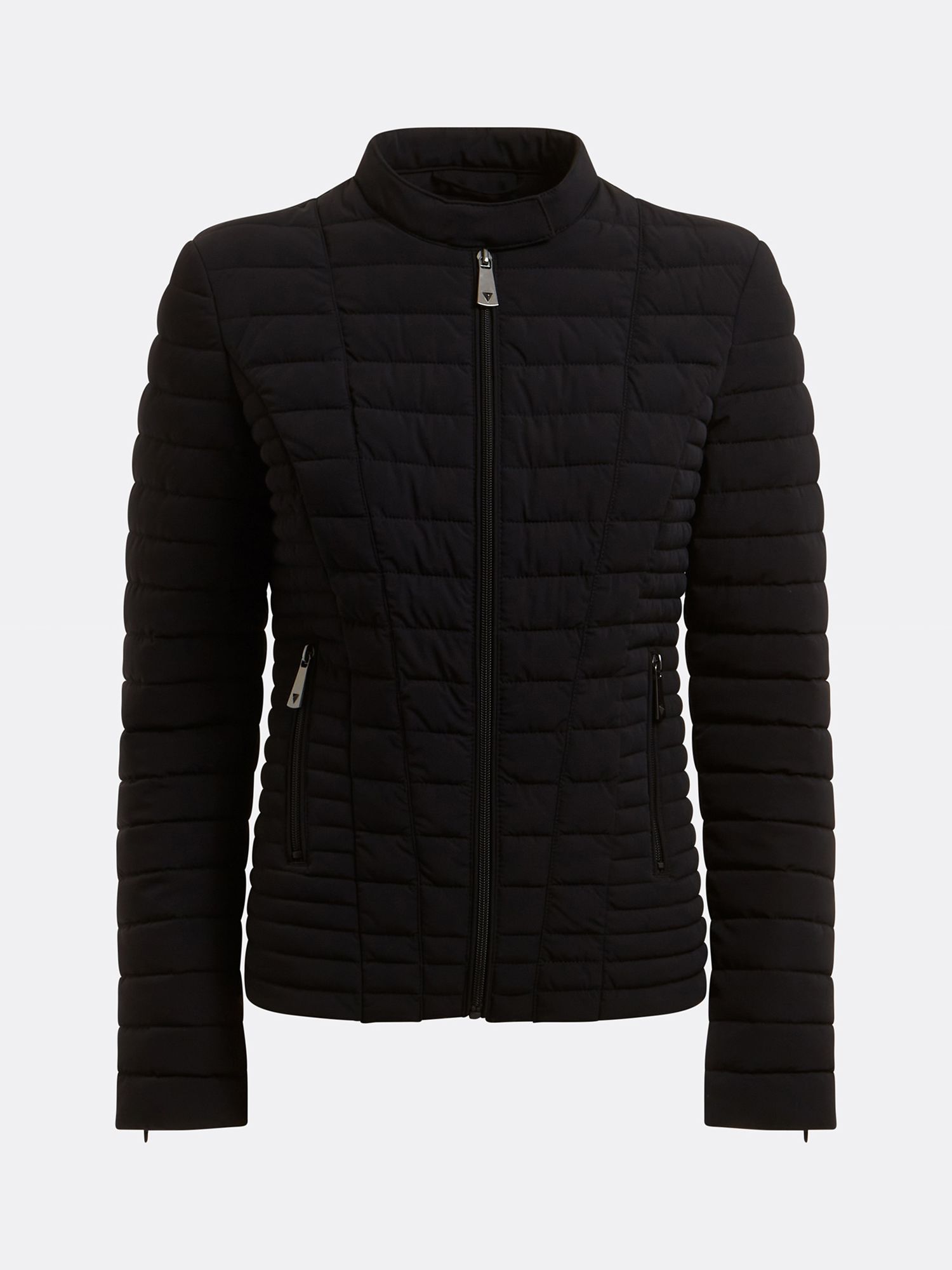 GUESS Recycled Quilted Jacket, Jet Black