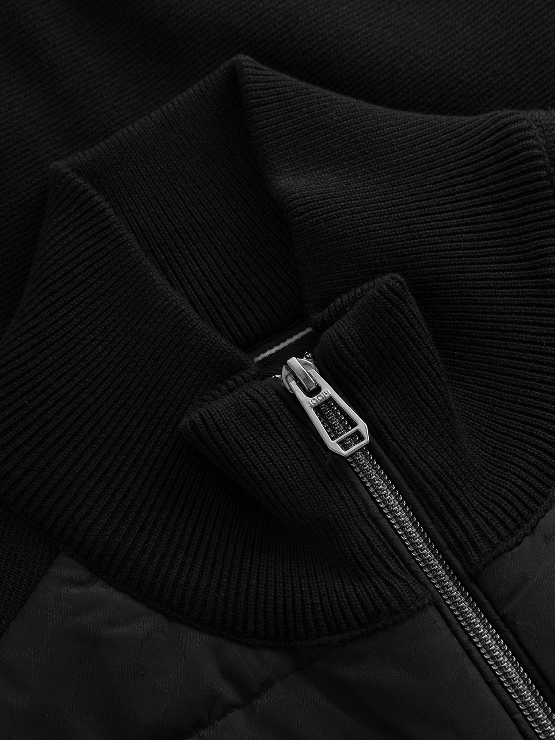JOOP! Haydon Knit Jacket, Black at John Lewis & Partners