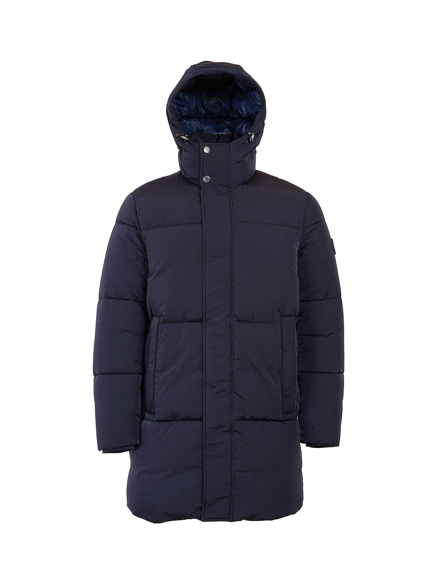 Buy JOOP! Fabrius Quilted Hooded Winter Jacket, Dark Blue Online at johnlewis.com