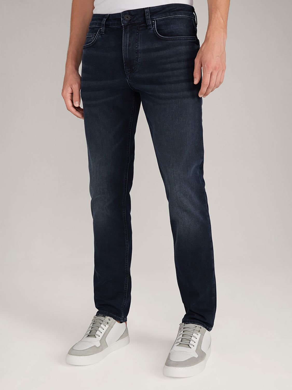 JOOP! Mitch Straight Leg Denim Jeans, Navy at John Lewis & Partners