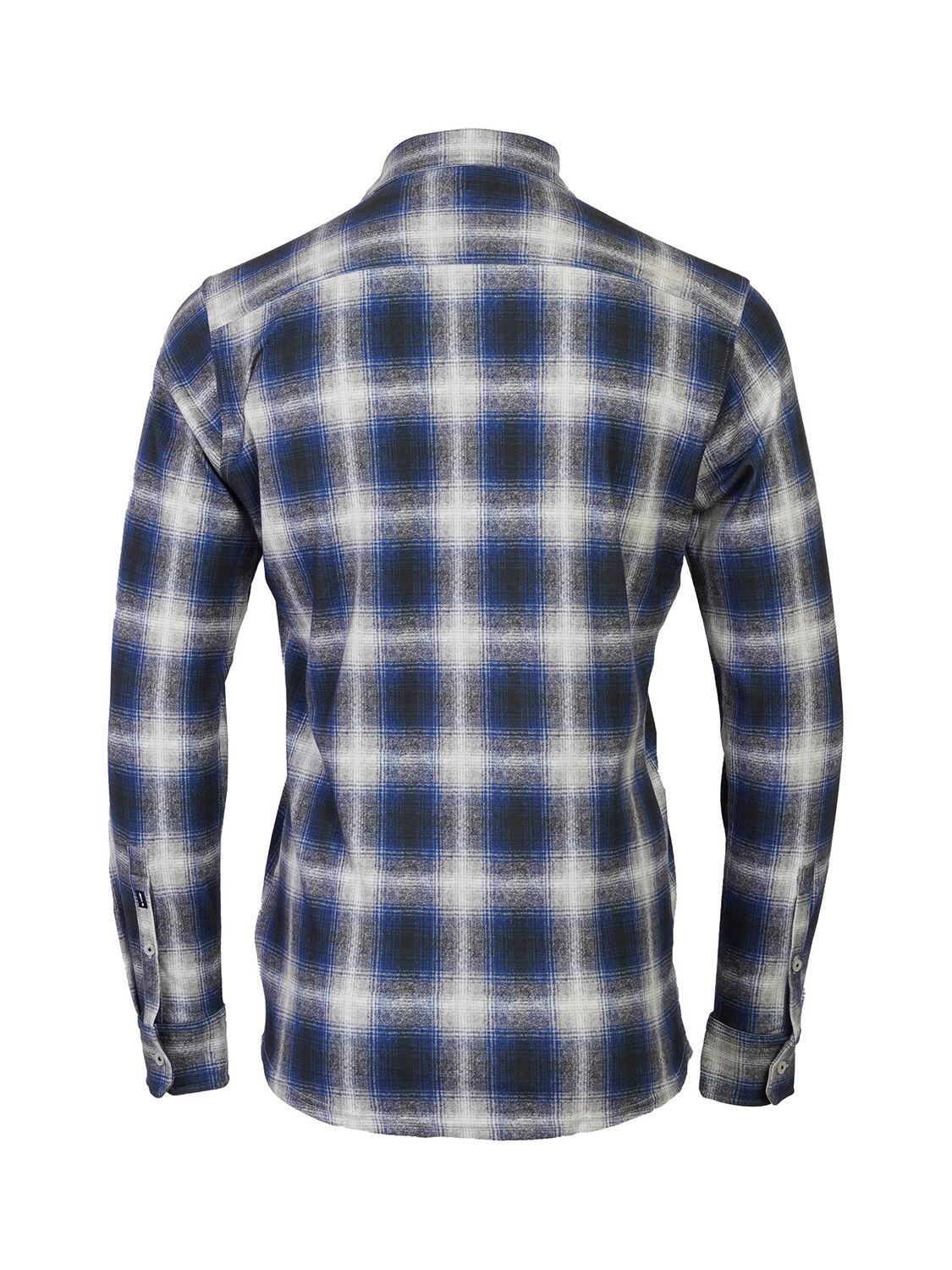 JOOP! Hanson Cotton Check Shirt, Navy/Multi, L