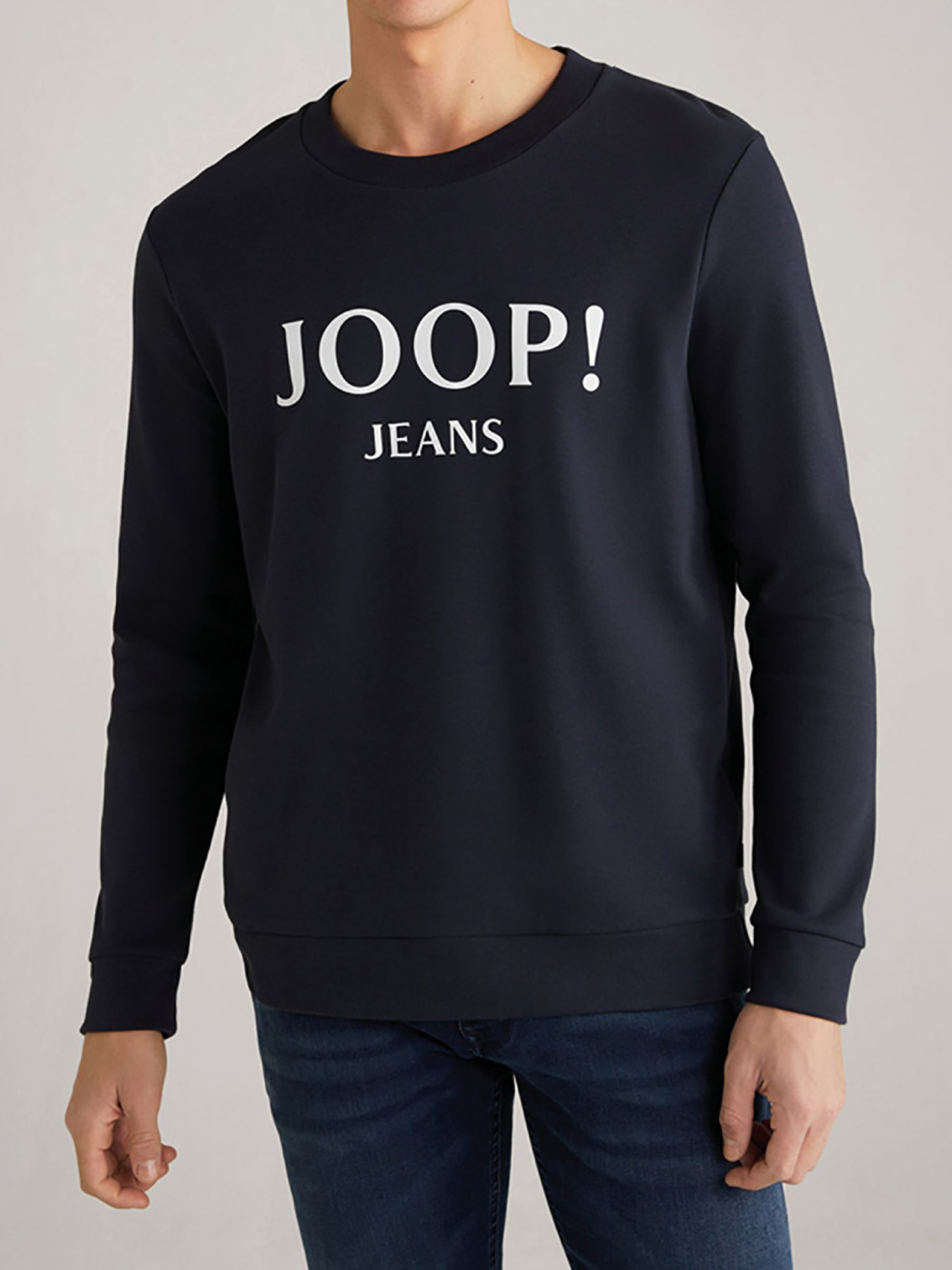 JOOP! Alfred Front Logo Sweatshirt, Dark Blue, S