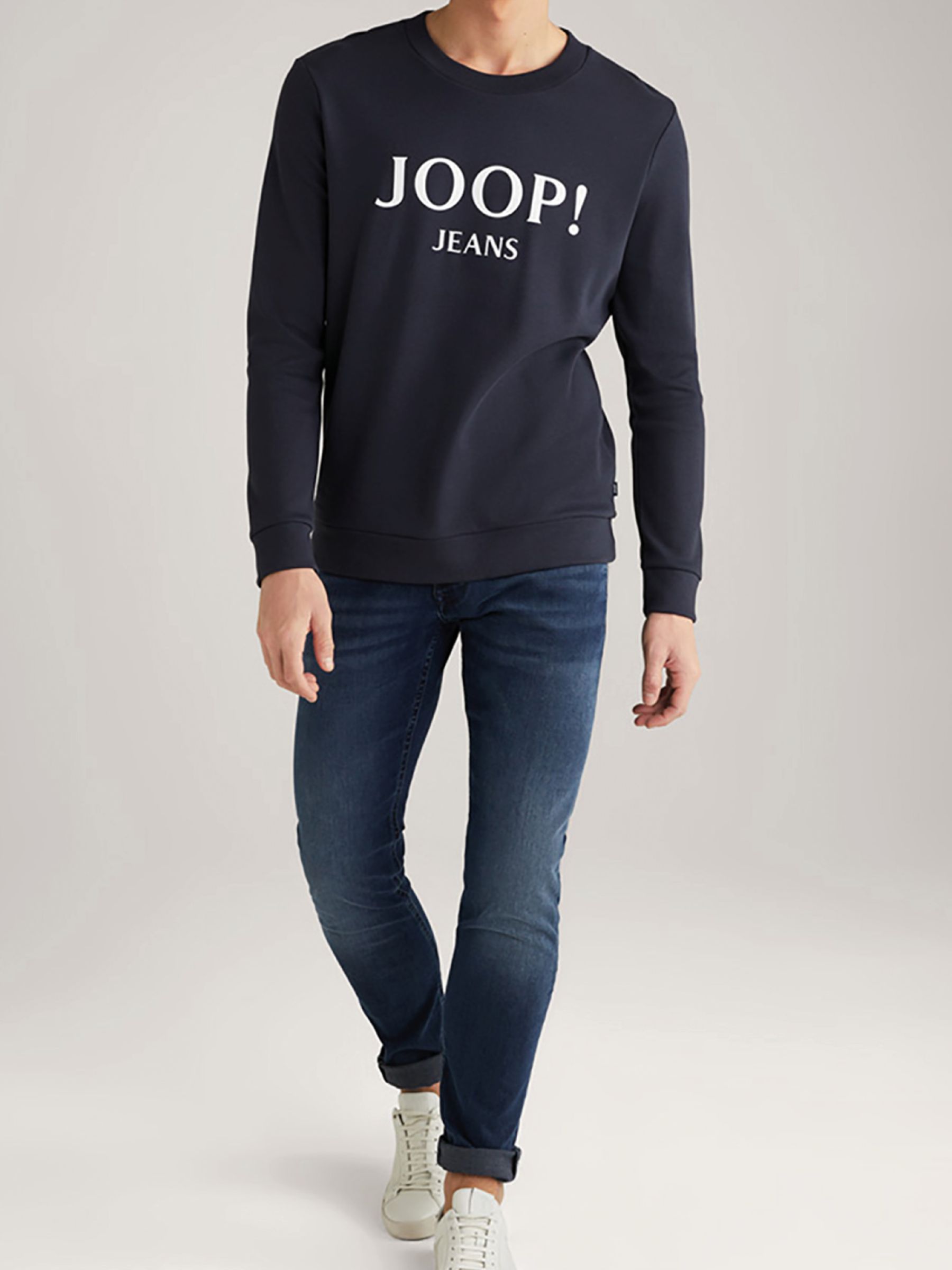 JOOP! Alfred Front Logo Sweatshirt, Dark Blue, S