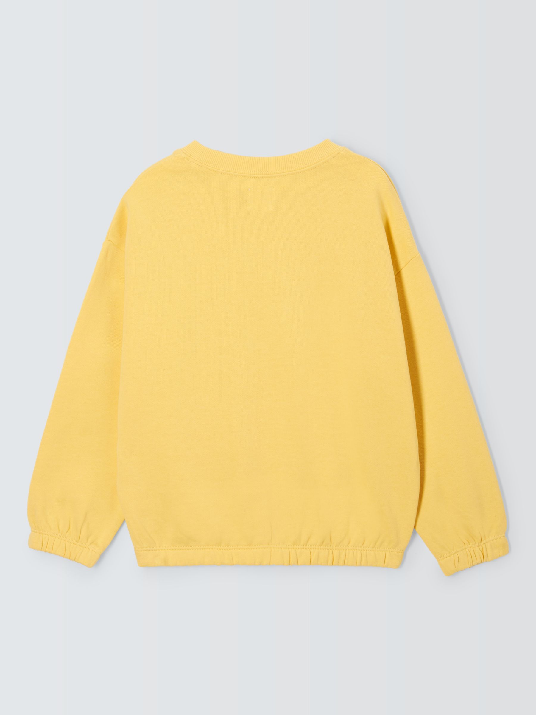 John Lewis ANYDAY Kids' Squeeze The Day Top, Yellow, 11 years