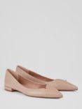 L.K.Bennett Cally Pointed Toe Flats, Fawn