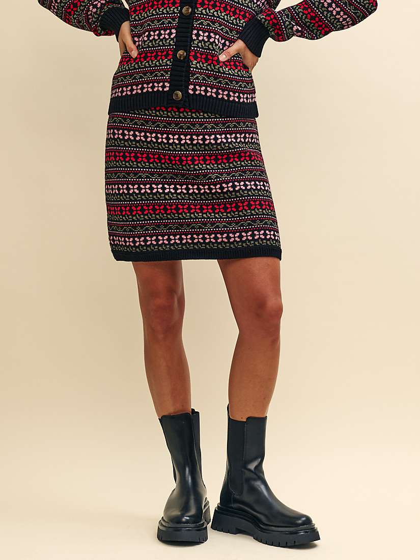 Buy Nobody's Child Jacquard Knit Mini Skirt, Multi Online at johnlewis.com