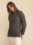 Nobody's Child Chunky Knitted Jumper, Grey, Grey