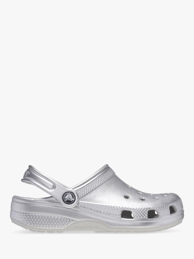 Metallic clogs clearance