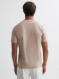 Reiss Melrose Cotton Crew Neck T-Shirt, Mink