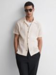 Reiss Scorpios Knitted Short Sleeve Shirt