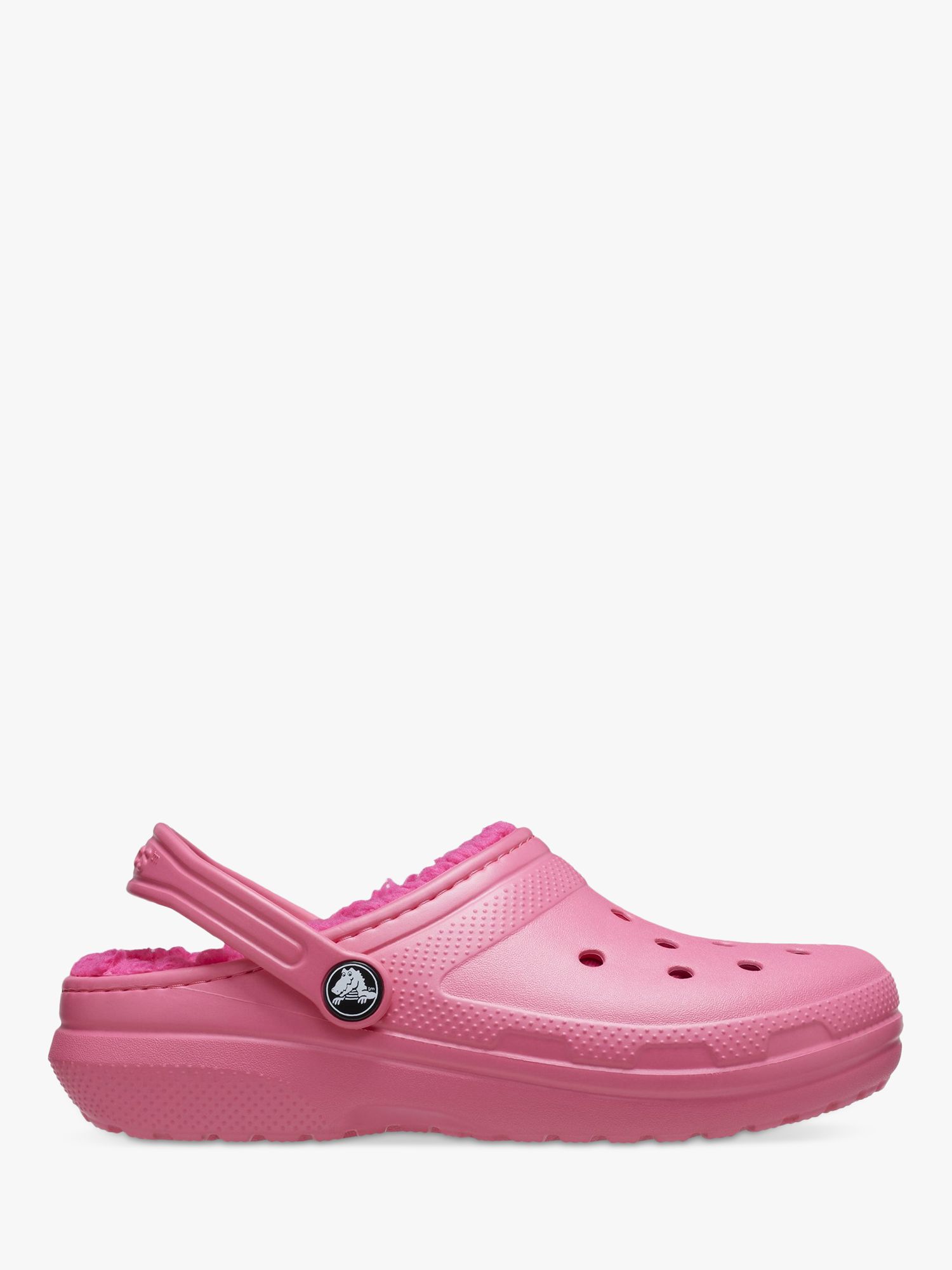 Crocs™ Classic Fuzz-lined Clog in Pink