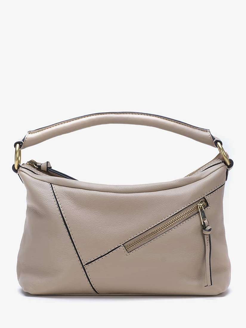 Buy Mint Velvet Zip Top Leather Shoulder Bag Online at johnlewis.com
