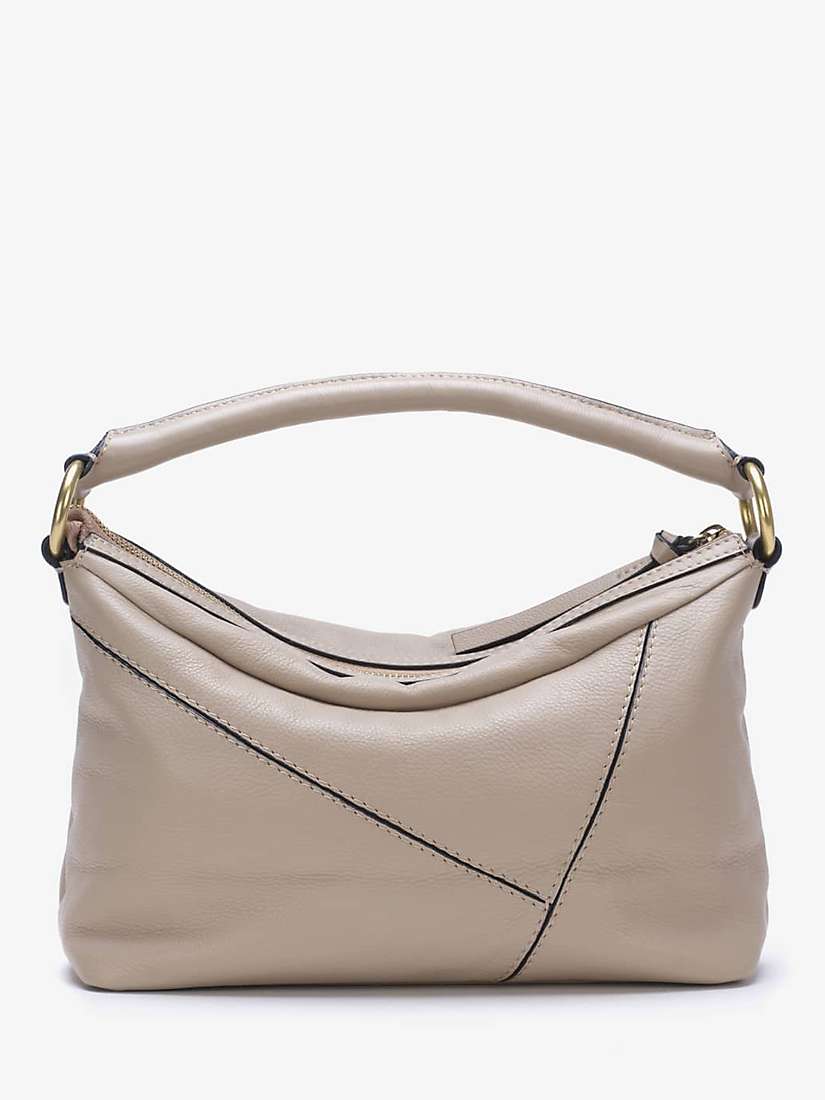 Buy Mint Velvet Zip Top Leather Shoulder Bag Online at johnlewis.com