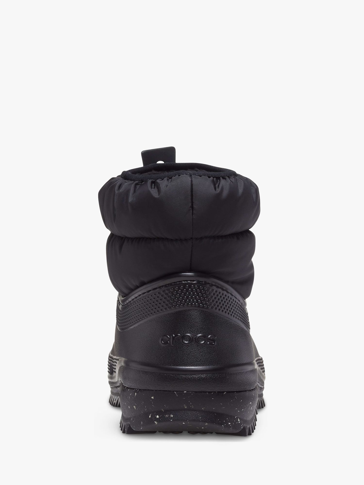 Crocs Classic Neo Puff Short Ankle Boots, Black at John Lewis & Partners