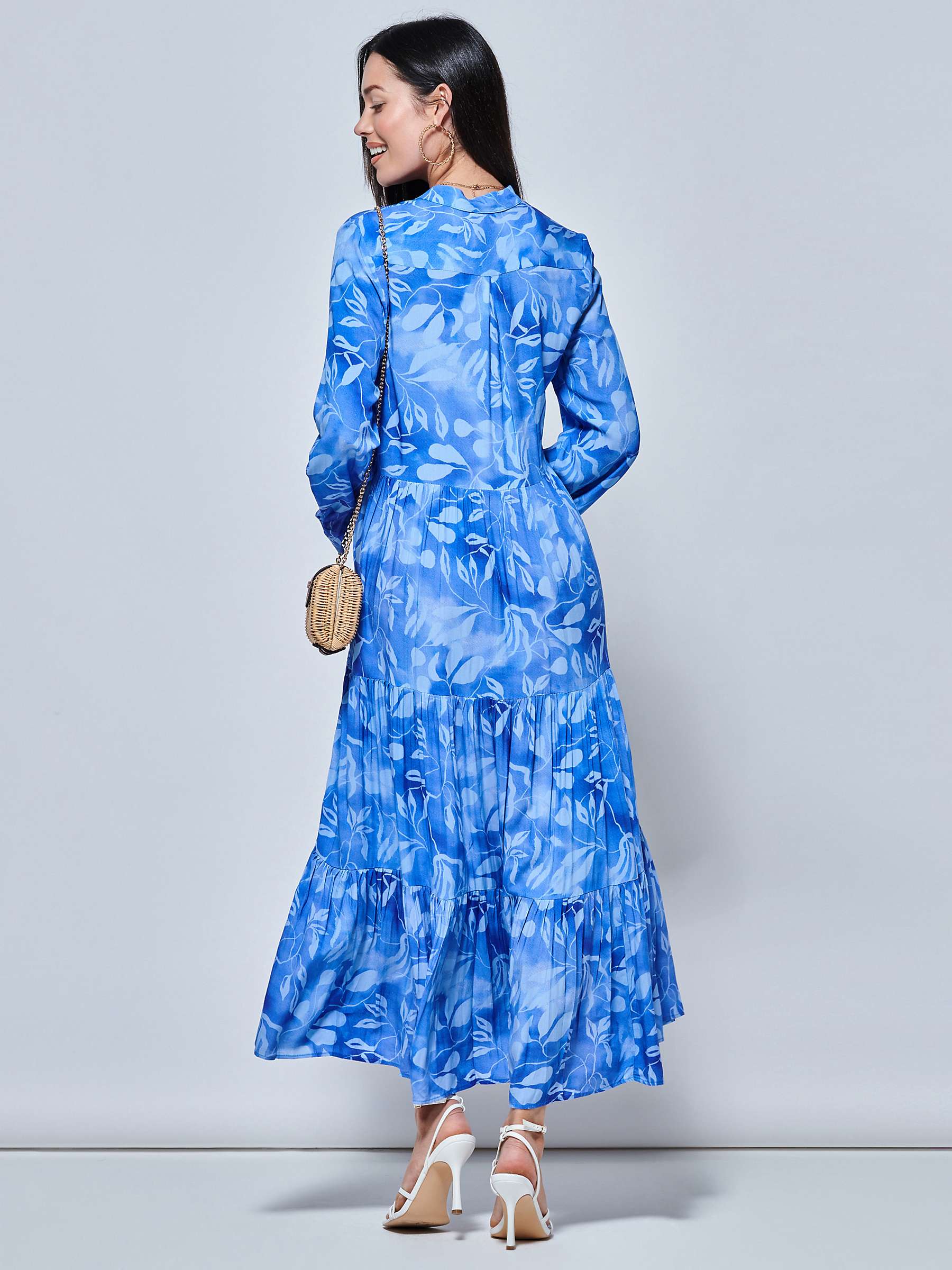 Buy Jolie Moi Leaves Shirt Midi Dress Online at johnlewis.com