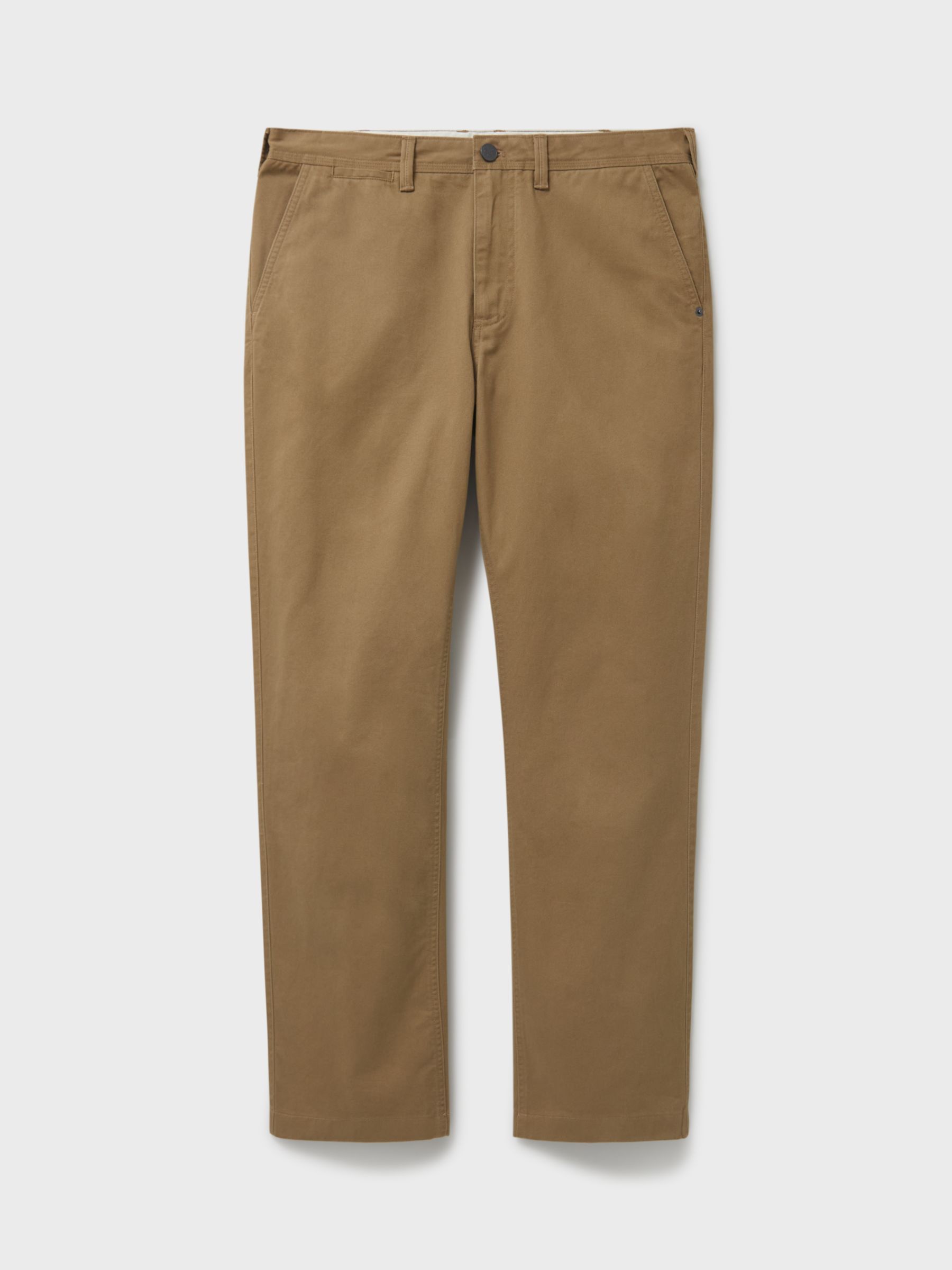 Crew Clothing Cotton Vint Chinos, Taupe, 34L