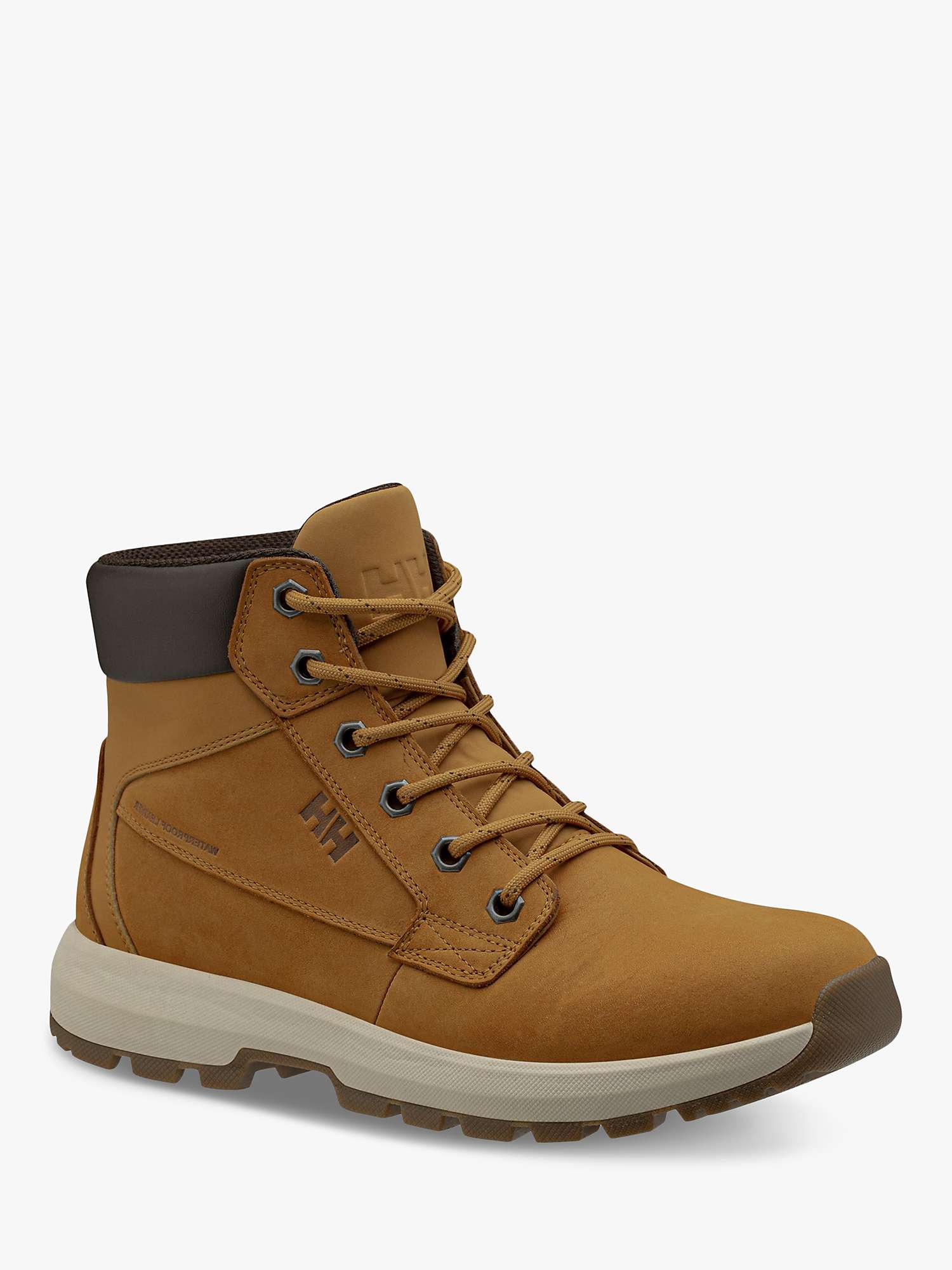 Buy Helly Hansen Bowstring Leather Waterproof Ankle Boots, Honey Online at johnlewis.com