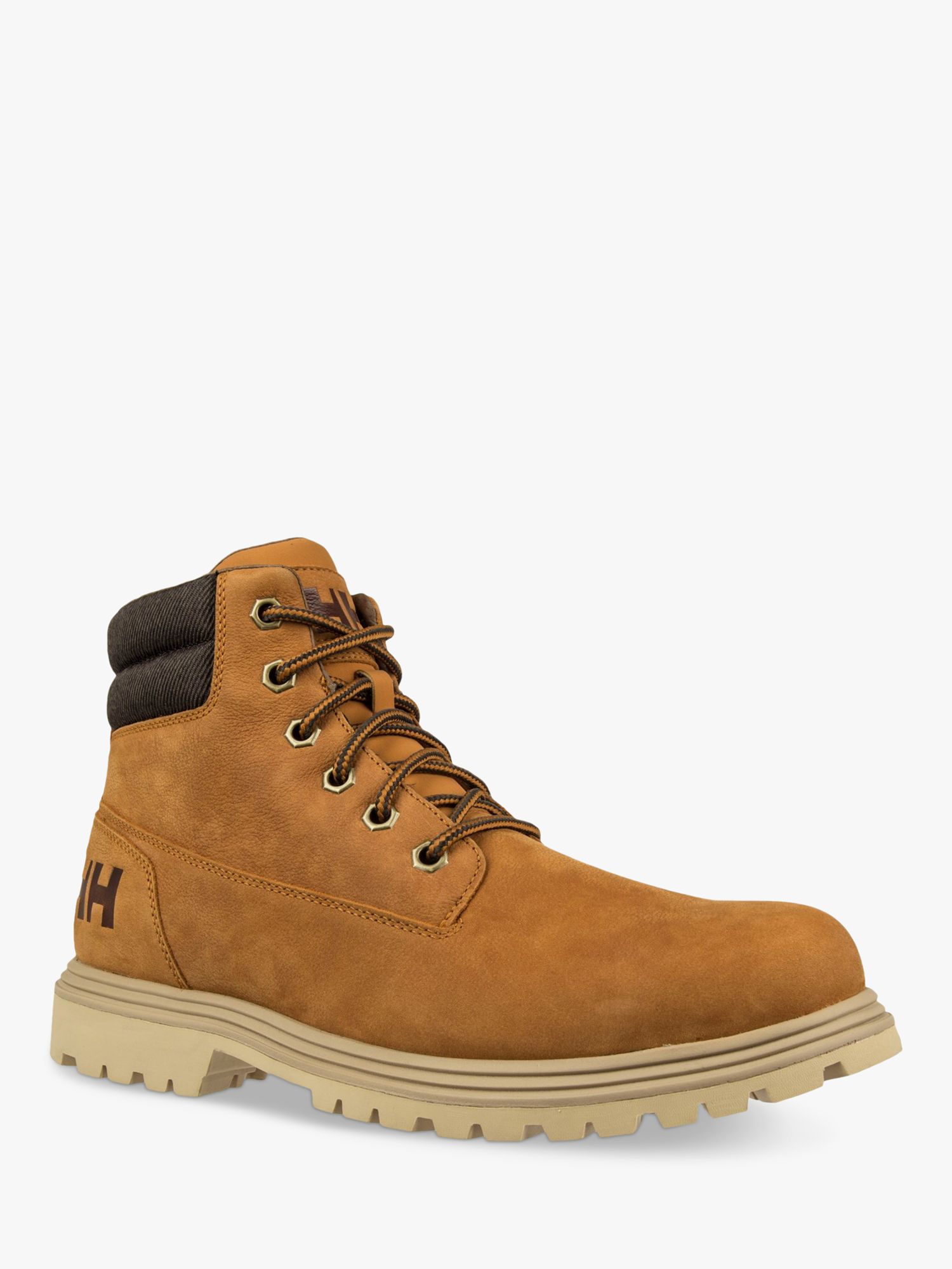 Helly Hansen Fremont Leather Lace Up Ankle Boots, Honey at John Lewis ...