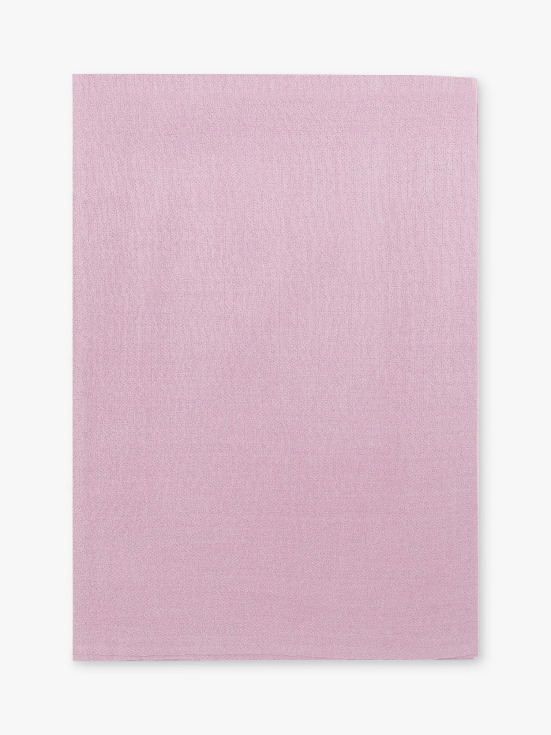 John Lewis Cashmere Scarf, Bright Pink at John Lewis & Partners