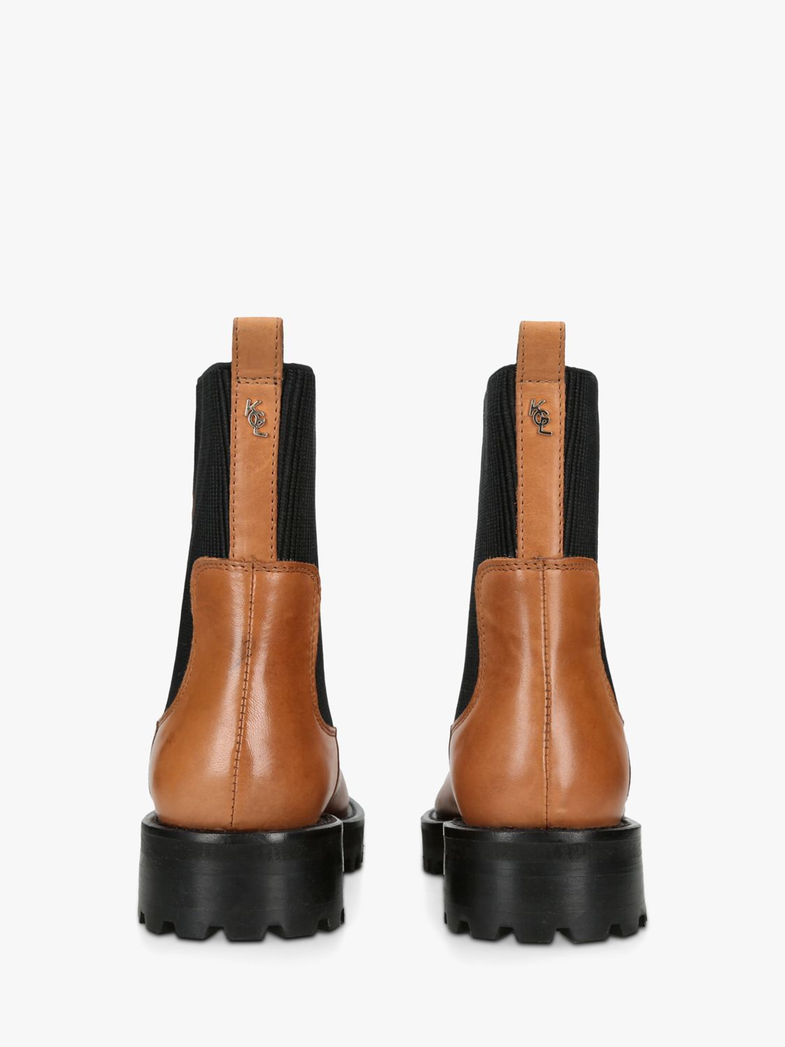 Buy KG Kurt Geiger South Chelsea Leather Ankle Boots, Brown Tan Online at johnlewis.com