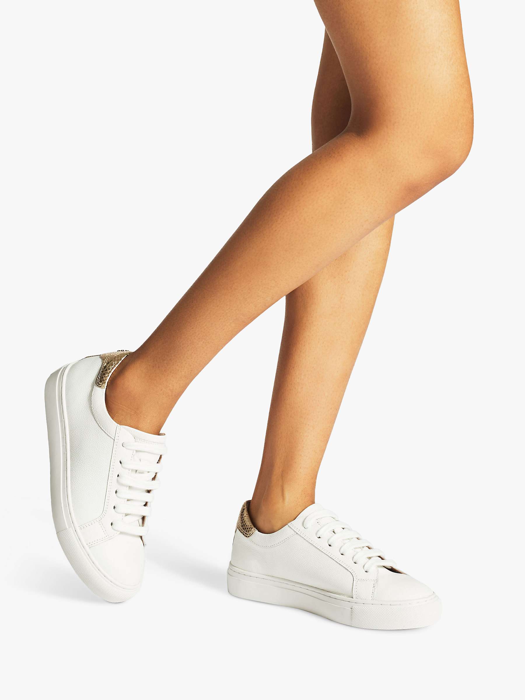 Buy KG Kurt Geiger Dulwich Leather Trainers Online at johnlewis.com