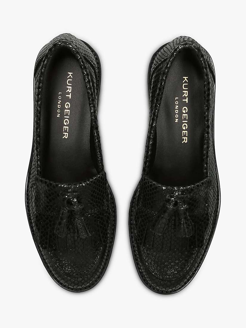 Buy Kurt Geiger London Olympia Leather Loafers Online at johnlewis.com