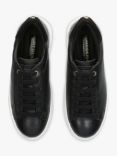 Kurt Geiger London Highgate Leather Flatform Trainers, Black