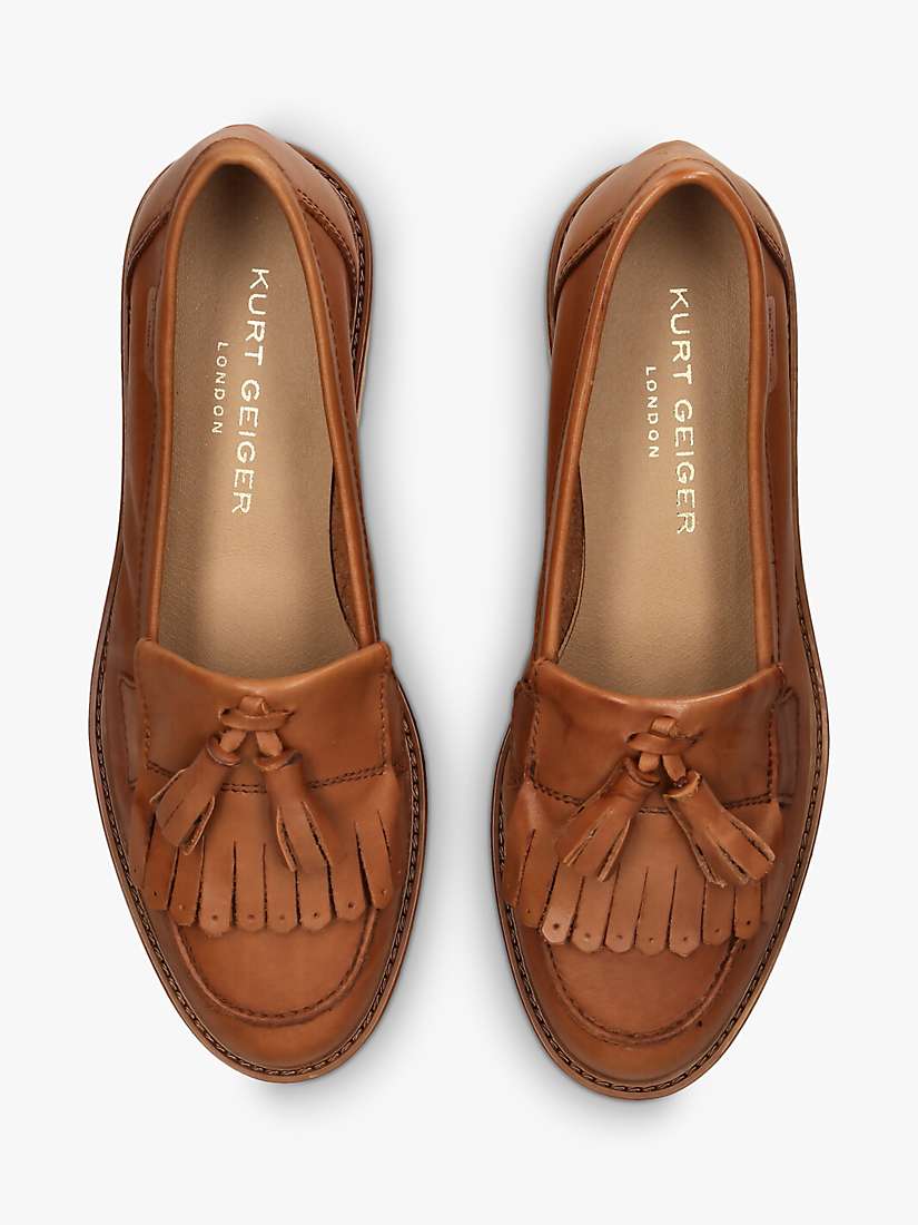 Buy Kurt Geiger London Olympia Leather Loafers Online at johnlewis.com