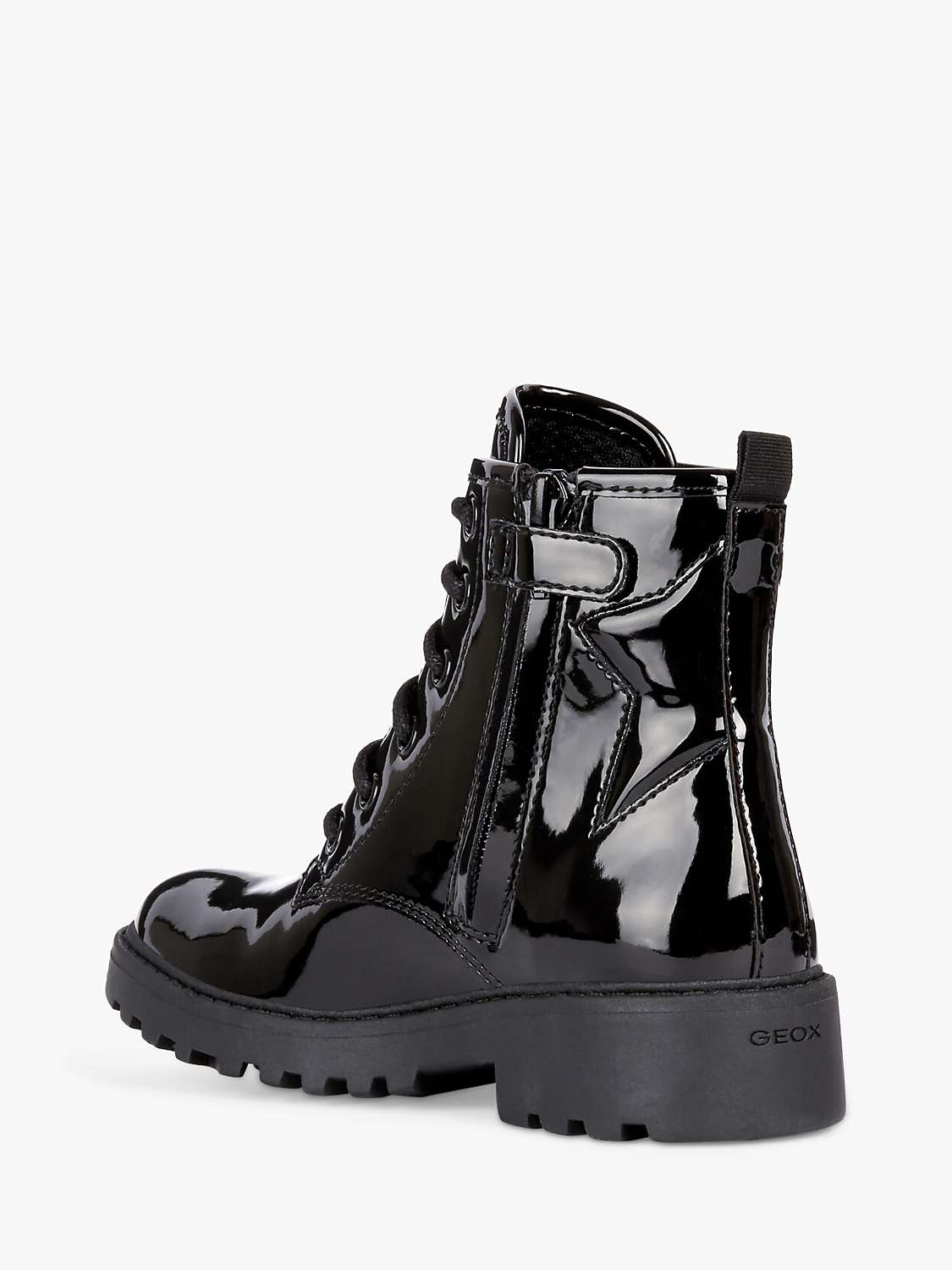 Buy Geox Kids' Casey Patent Ankle Boots Online at johnlewis.com