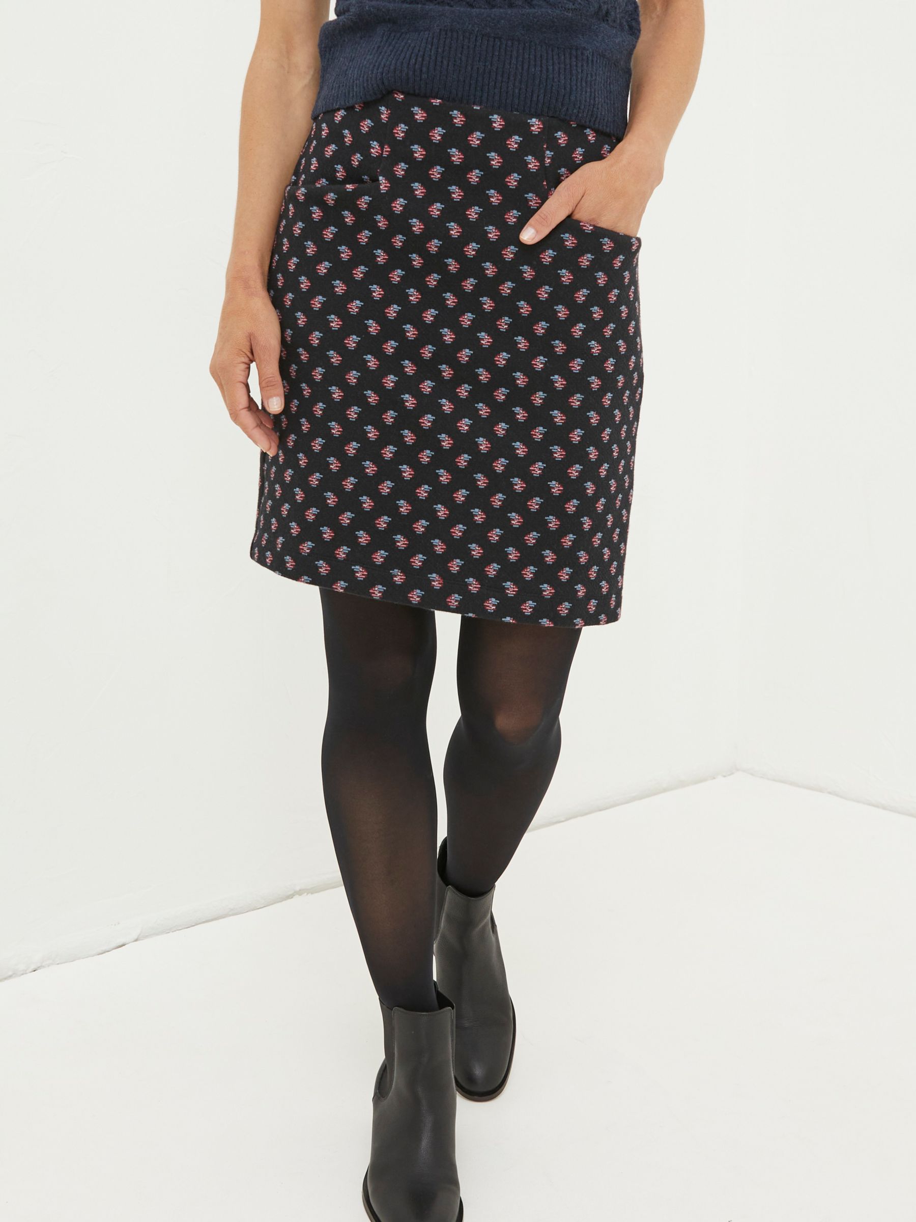 Jennie Quilted Jersey Skirt