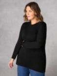 Live Unlimited Curve Relaxed Jersey Top, Black