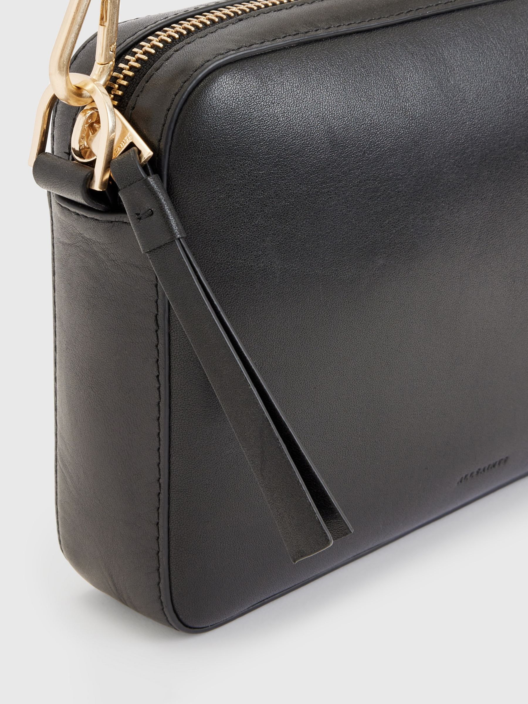 AllSaints Lucile Crossbody Bag, Black at John Lewis & Partners