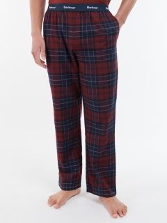 Barbour Glenn Check Pyjama Trousers, Cordovan Tartan, S