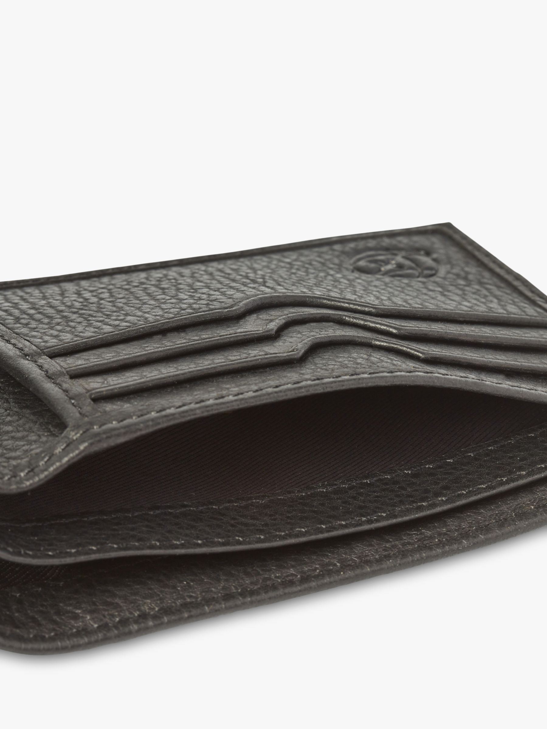 Buy Simon Carter West End Leather Wallet, Black Online at johnlewis.com