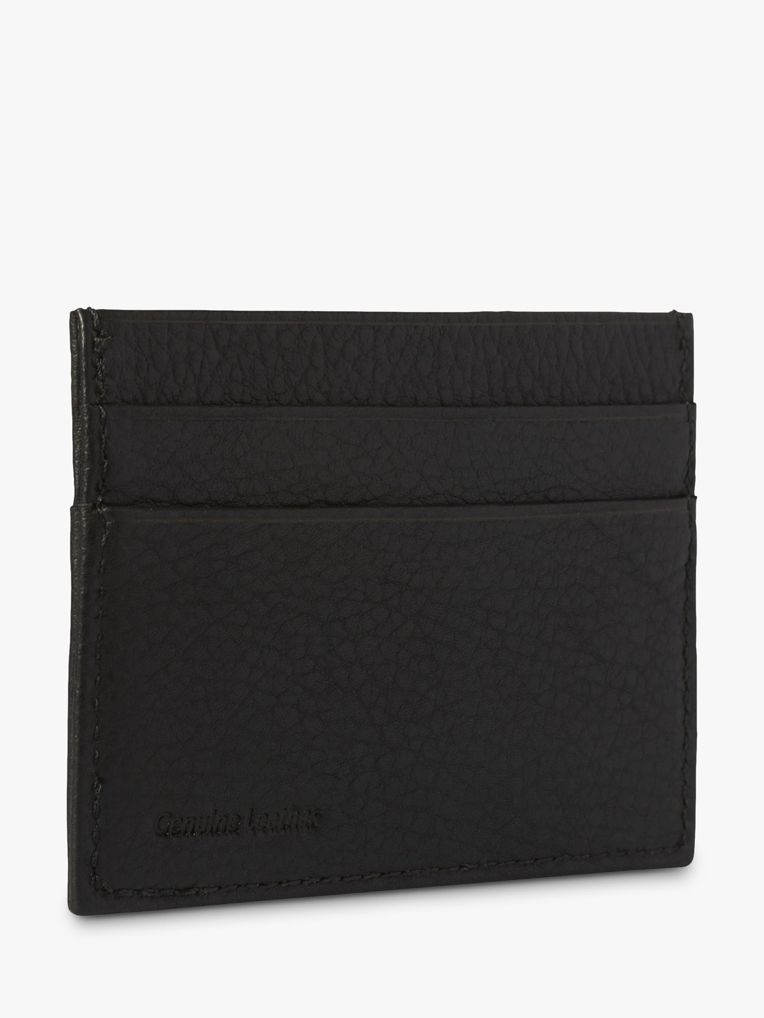 Simon Carter West End Leather Credit Card Holder, Black, Black