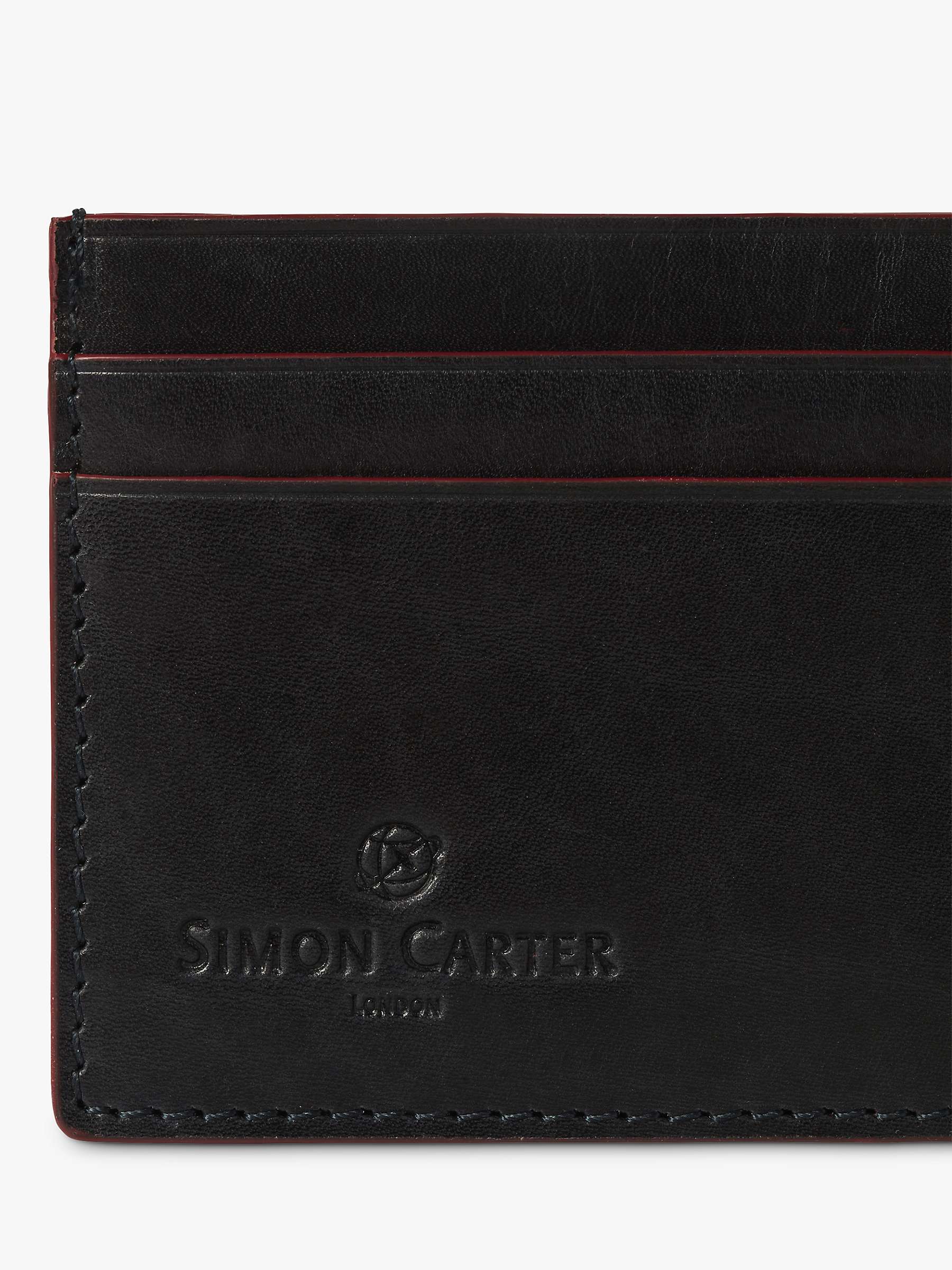 Buy Simon Carter Leather Edge Credit Card Holder Online at johnlewis.com