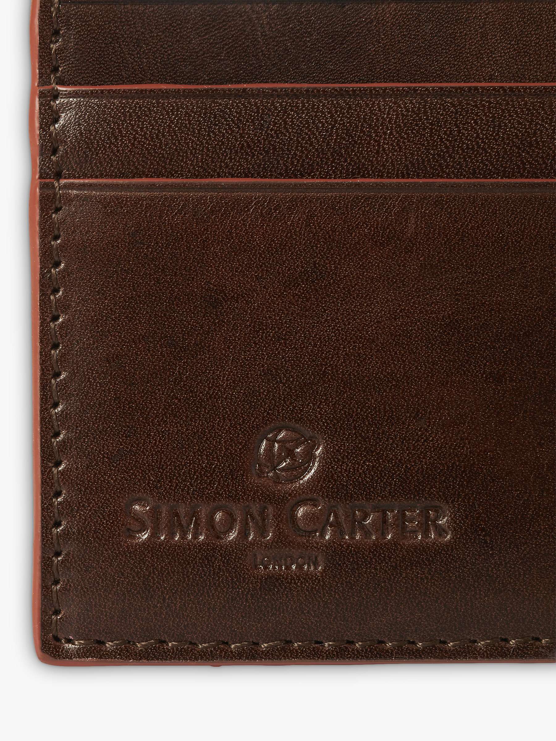 Buy Simon Carter Leather Edge Credit Card Holder Online at johnlewis.com