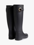 Hunter Refined Tall Buckle Wellington Boots, Black