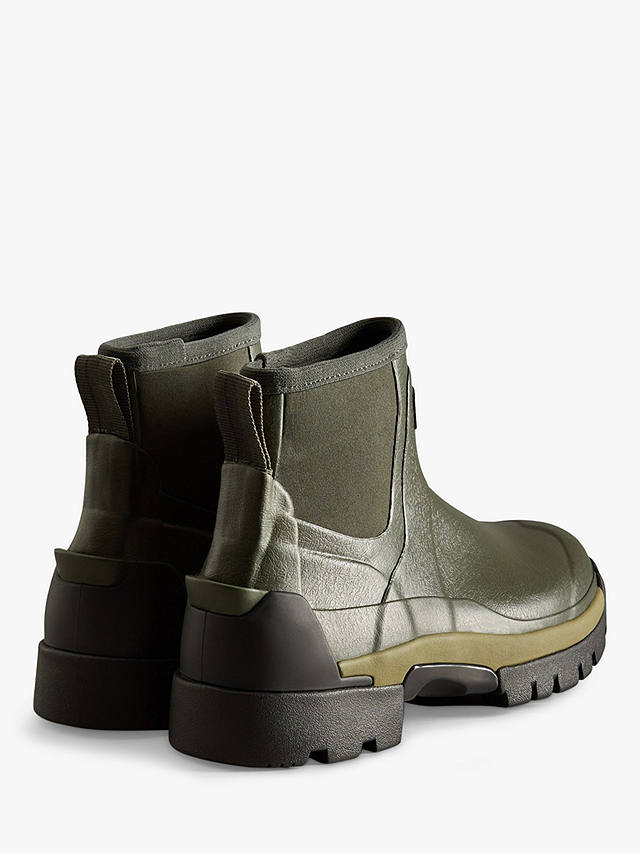 Hunter Balmoral Wellington Chelsea Boots, Dark Olive