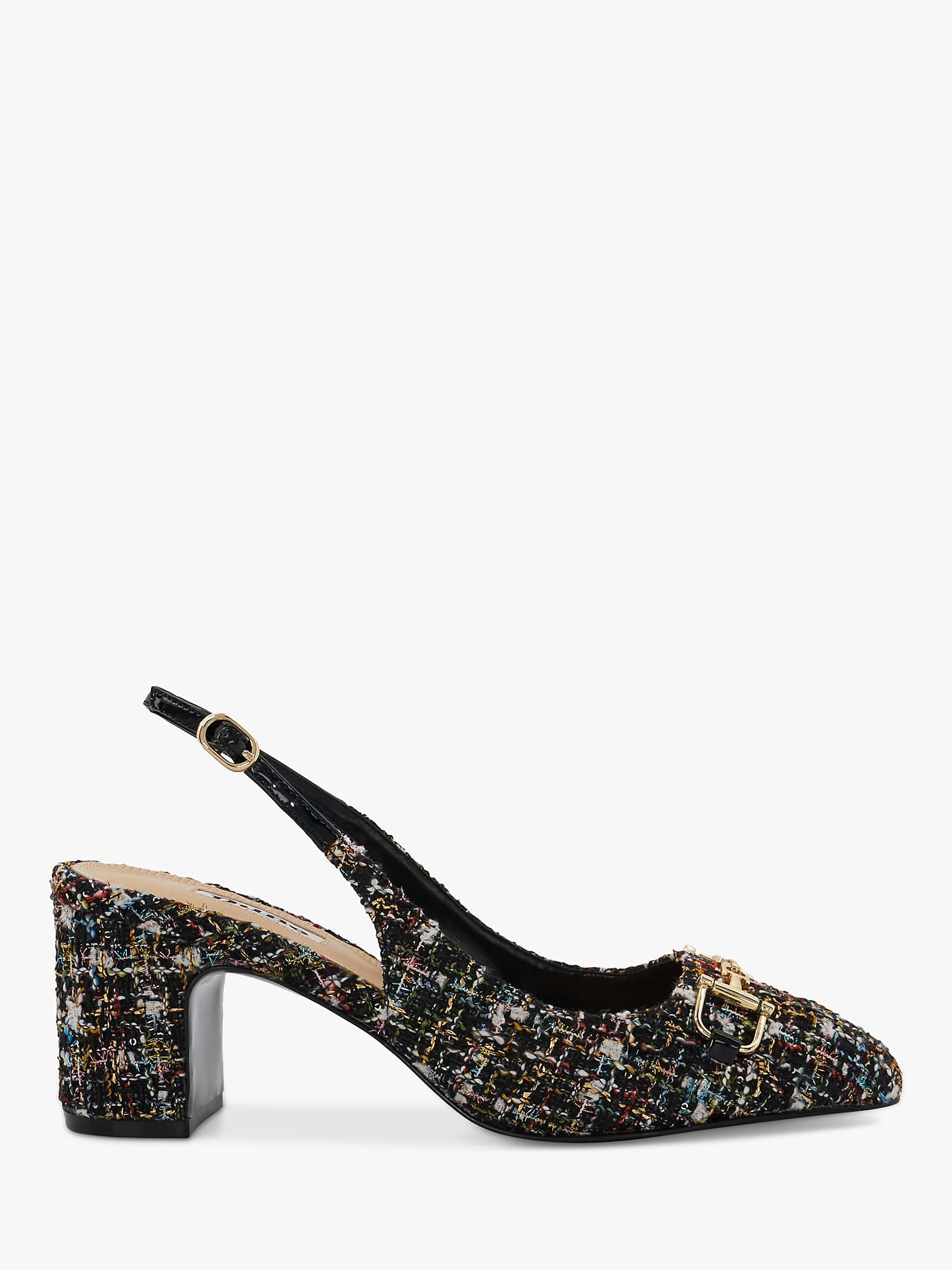 Buy Dune Choices Boucle Block-Heeled Slingback Online at johnlewis.com