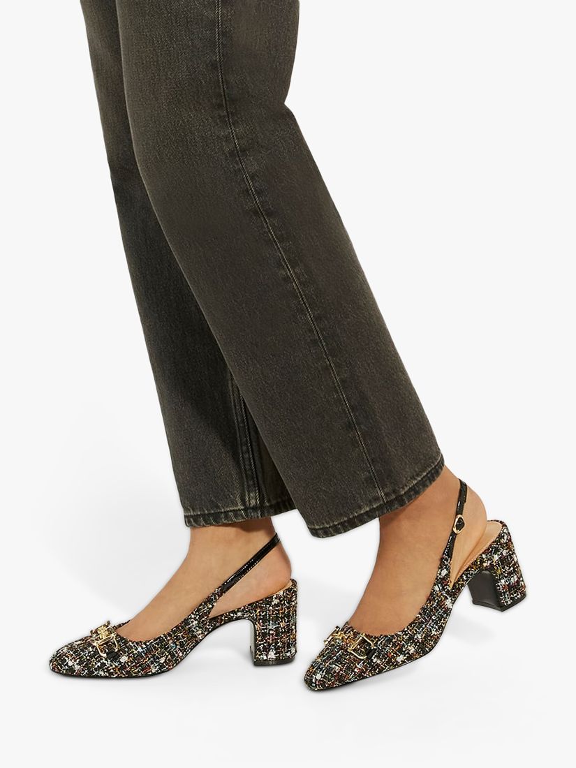 Buy Dune Choices Boucle Block-Heeled Slingback Online at johnlewis.com