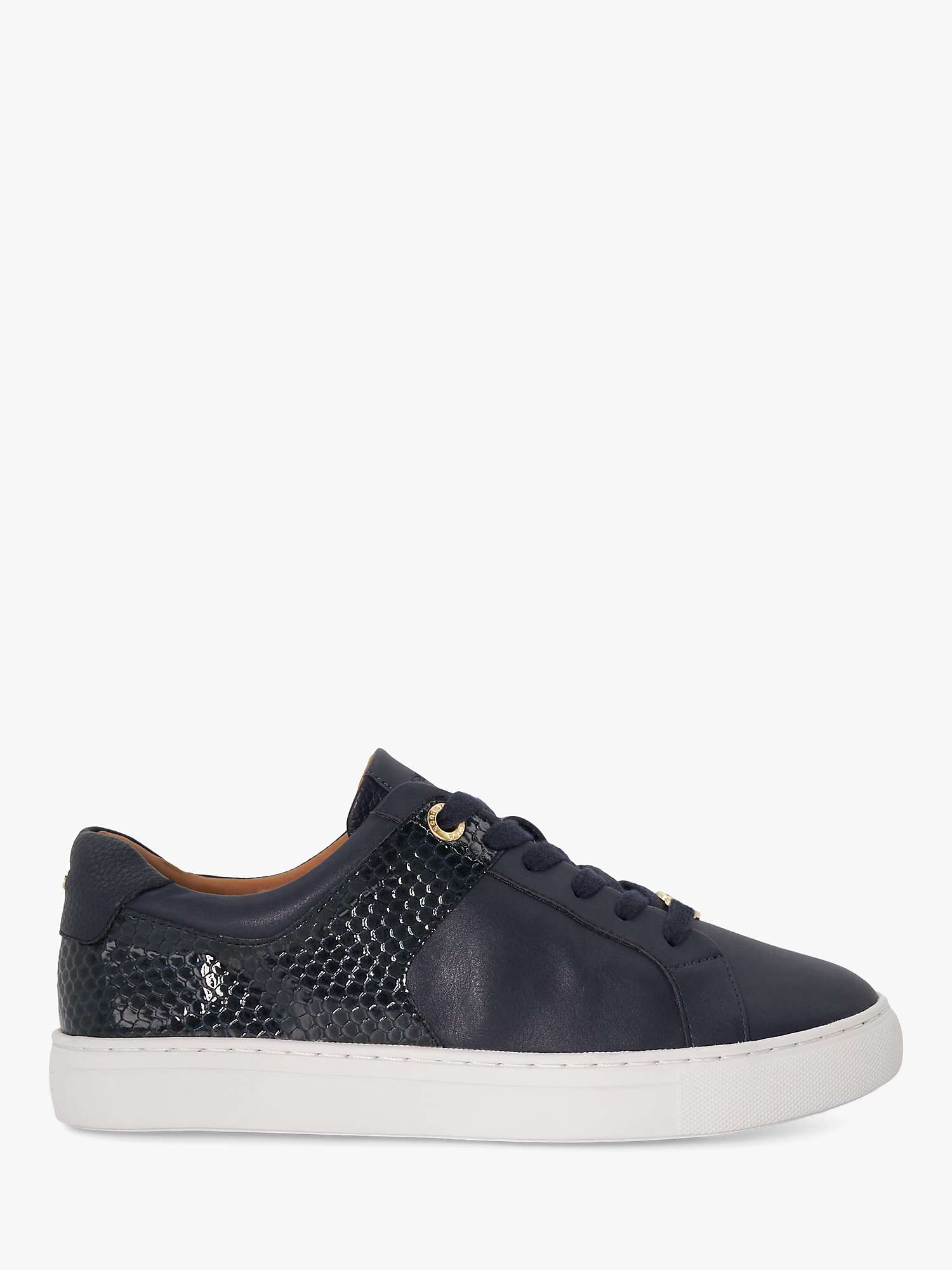 Buy Dune Elodiie Lace Up Trainers, Navy Online at johnlewis.com
