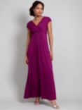 Alie Street Sophia Plain Maxi Dress, Boysenberry Pink