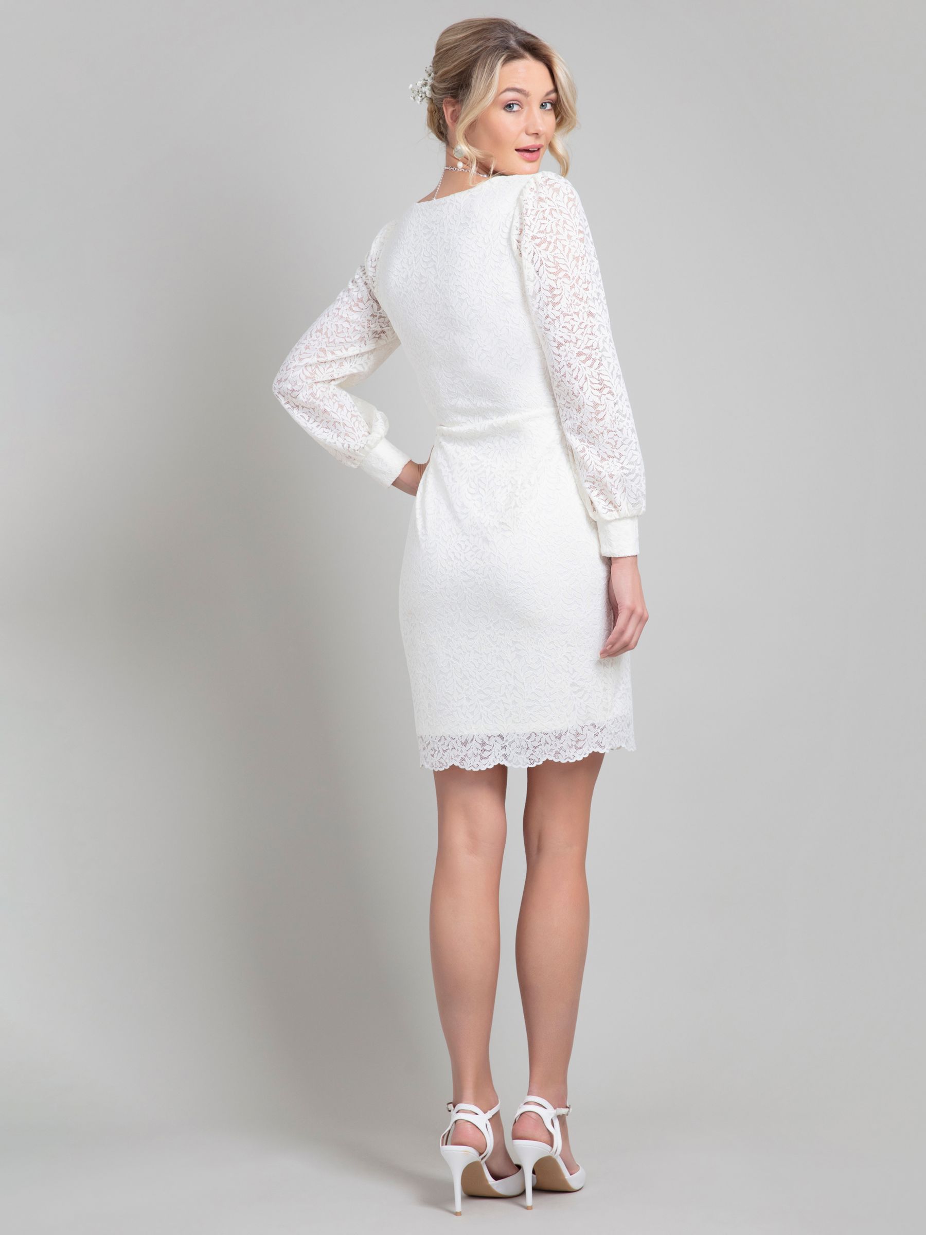 Alie Street Alexis Lace Wedding Dress, Ivory, 6-8