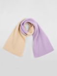 Great Plains Block Colour Scarf, Lavender Fog